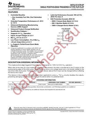 SN74LVC1G79WDCKREP datasheet  